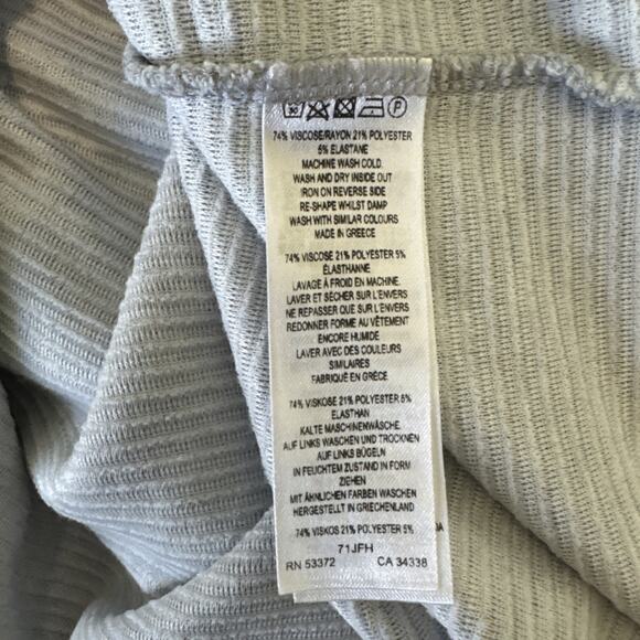 FRENCH CONNECTIONParos Sudan Bell Sleeve Shift Dress In Light Gray Melange Sz 6 - Picture 12 of 12